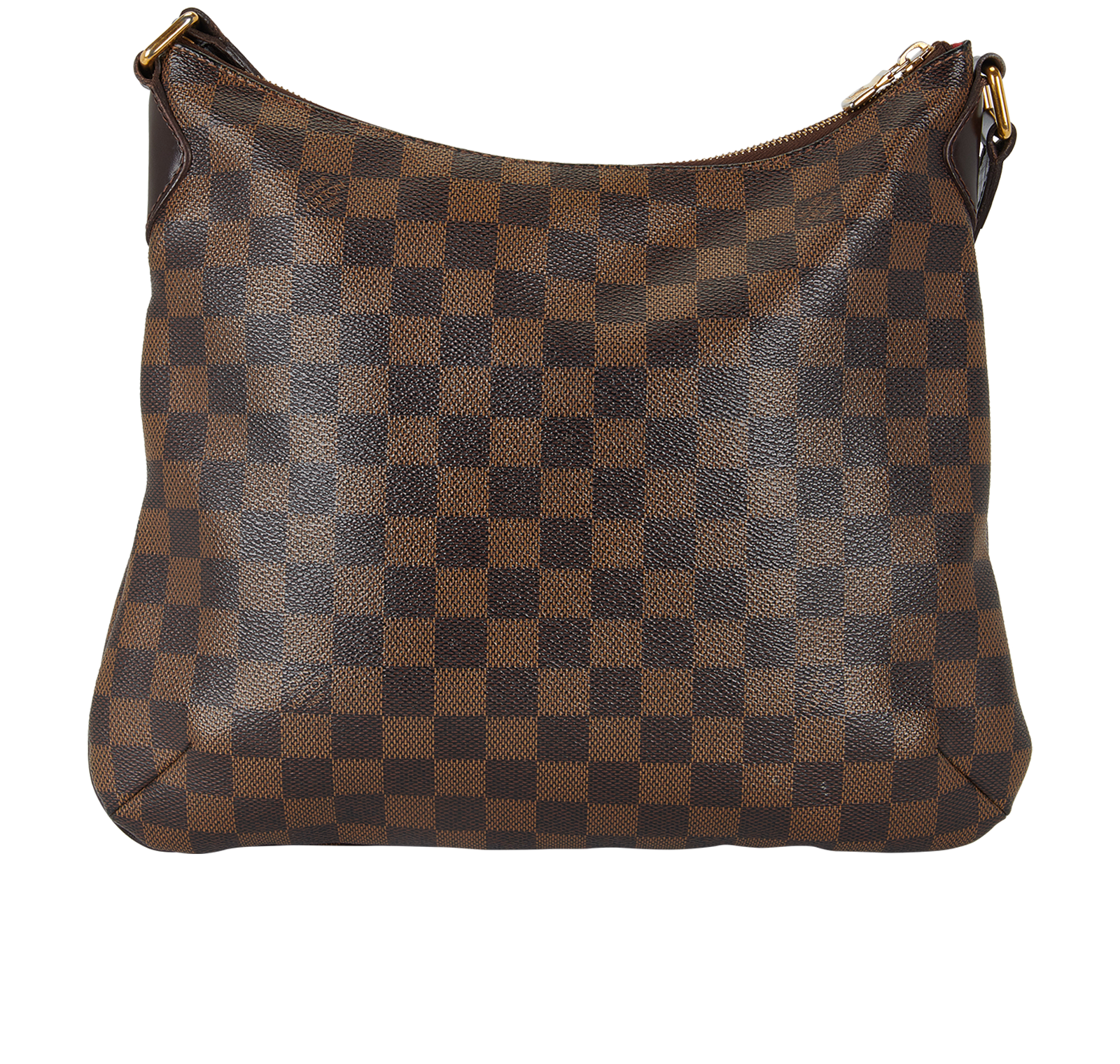 Bloomsbury PM Crossbody Bag, &pound;595, Handbags, Brown, Coated Canvas, Back view